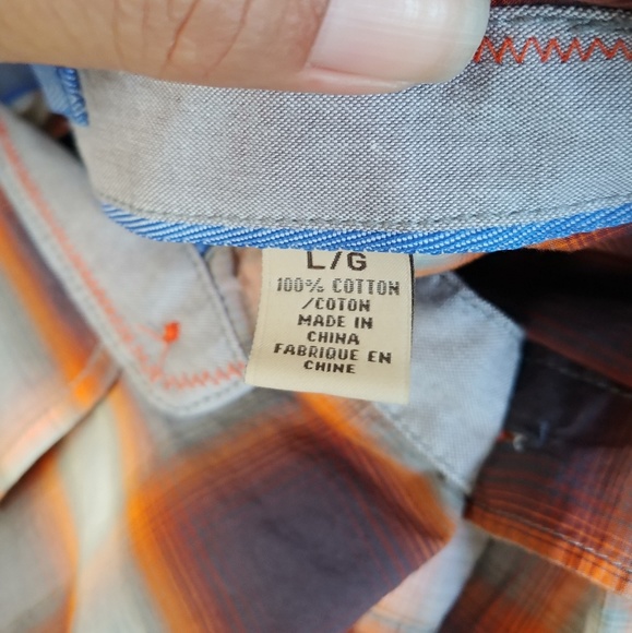 Men's Tommy Bahama long sleeve Button Down sz L - Picture 8 of 8